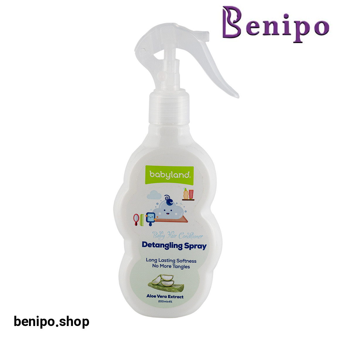 افشانه گره باز کن و نرم کننده مو سر بچه حجم 200 میلی لیتر