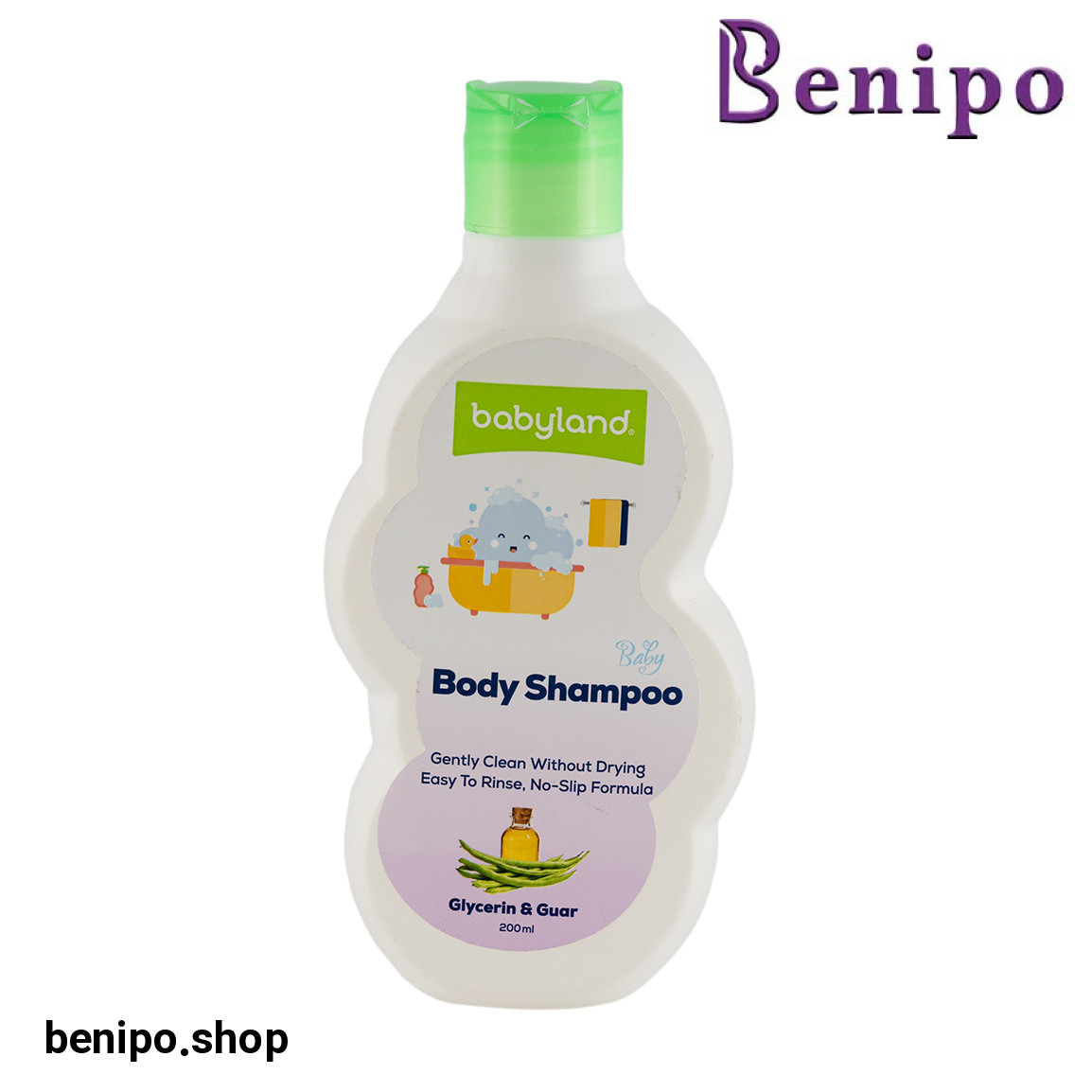 شامپو بدن با عصاره گلیسیرین و گوار حجم 200 میلی لیتر