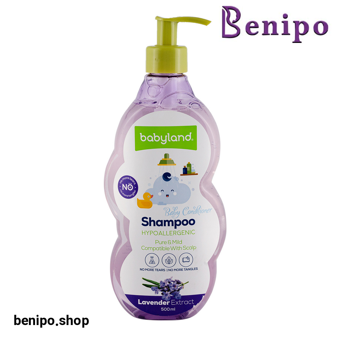 شامپو و نرم کننده بچه با عصاره اسطخودوس حجم 500 میلی لیتر