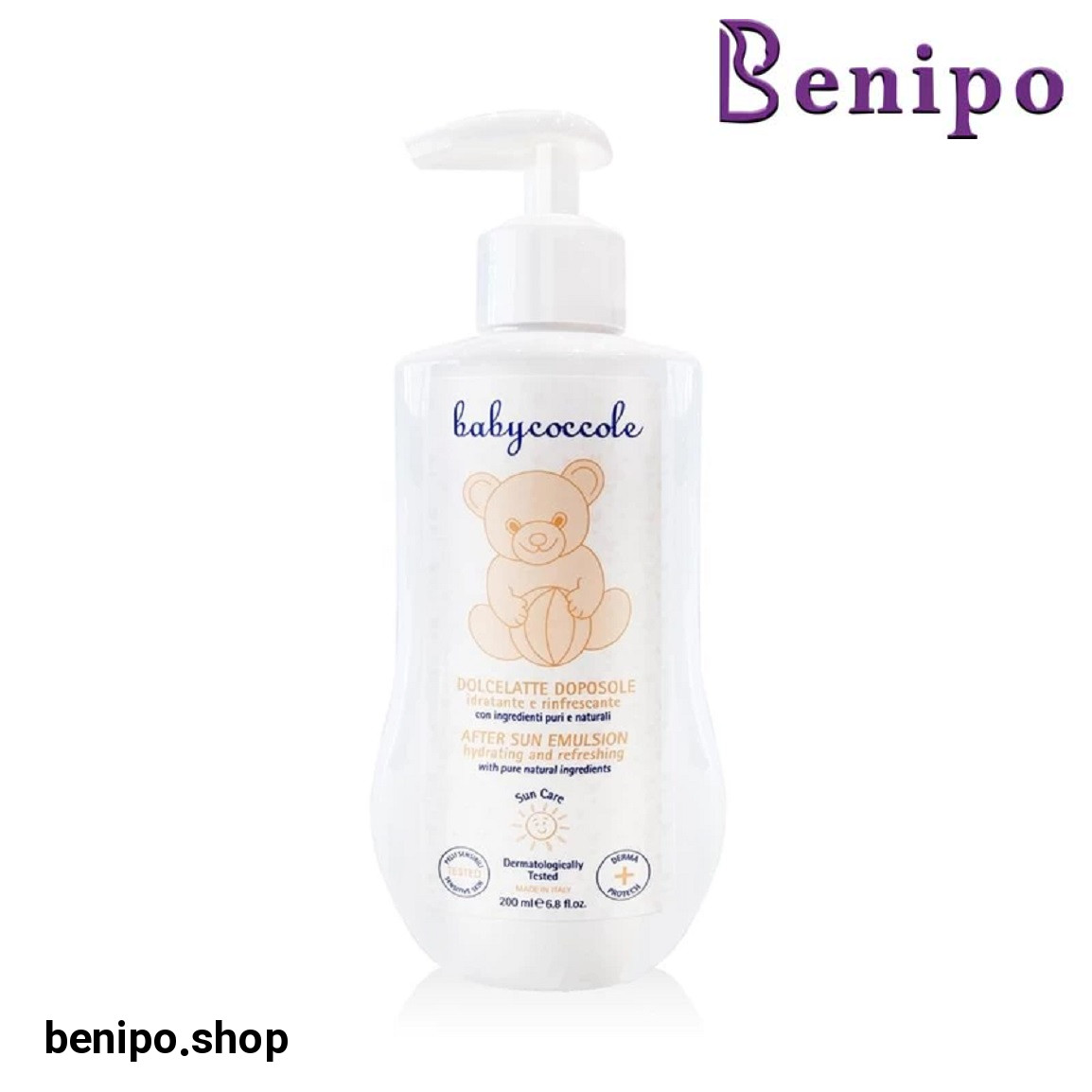 لوسیون ضد آفتاب سوختگی مدل Dolcelatte Doposole حجم 200 میلی لیتر