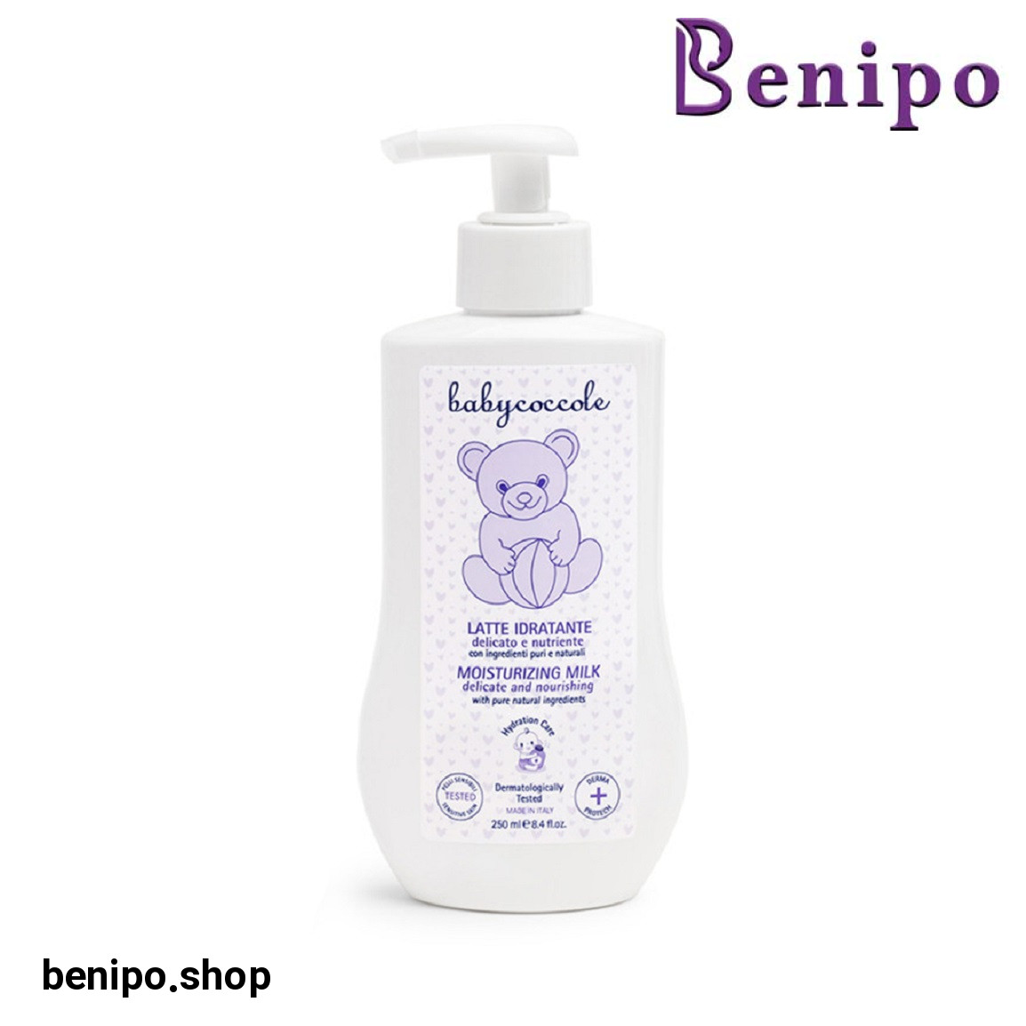 لوسیون بنفش مدل Latte Idratante حجم 250 میلی لیتر