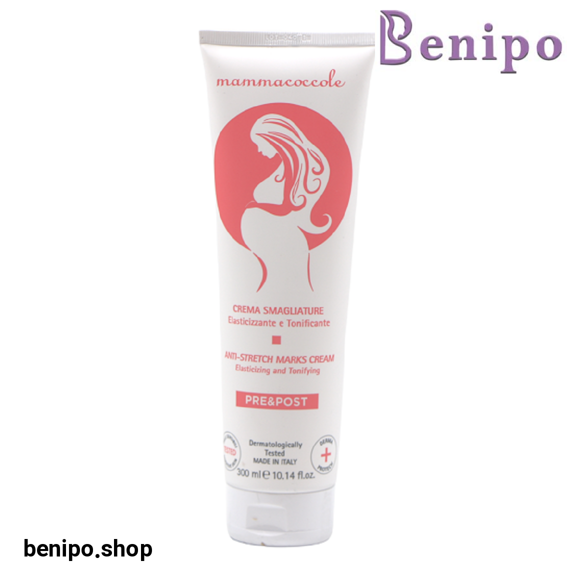 کرم ضد ترک بارداری مدل ماماکوکول حجم 300 میلی لیتر