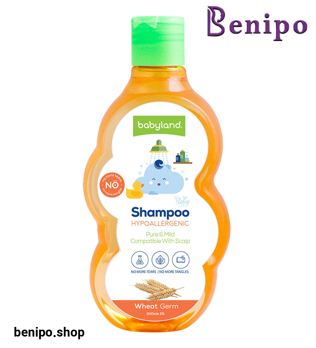 شامپو بچه ضد آلرژی حاوی عصاره جوانه گندم 200 میل