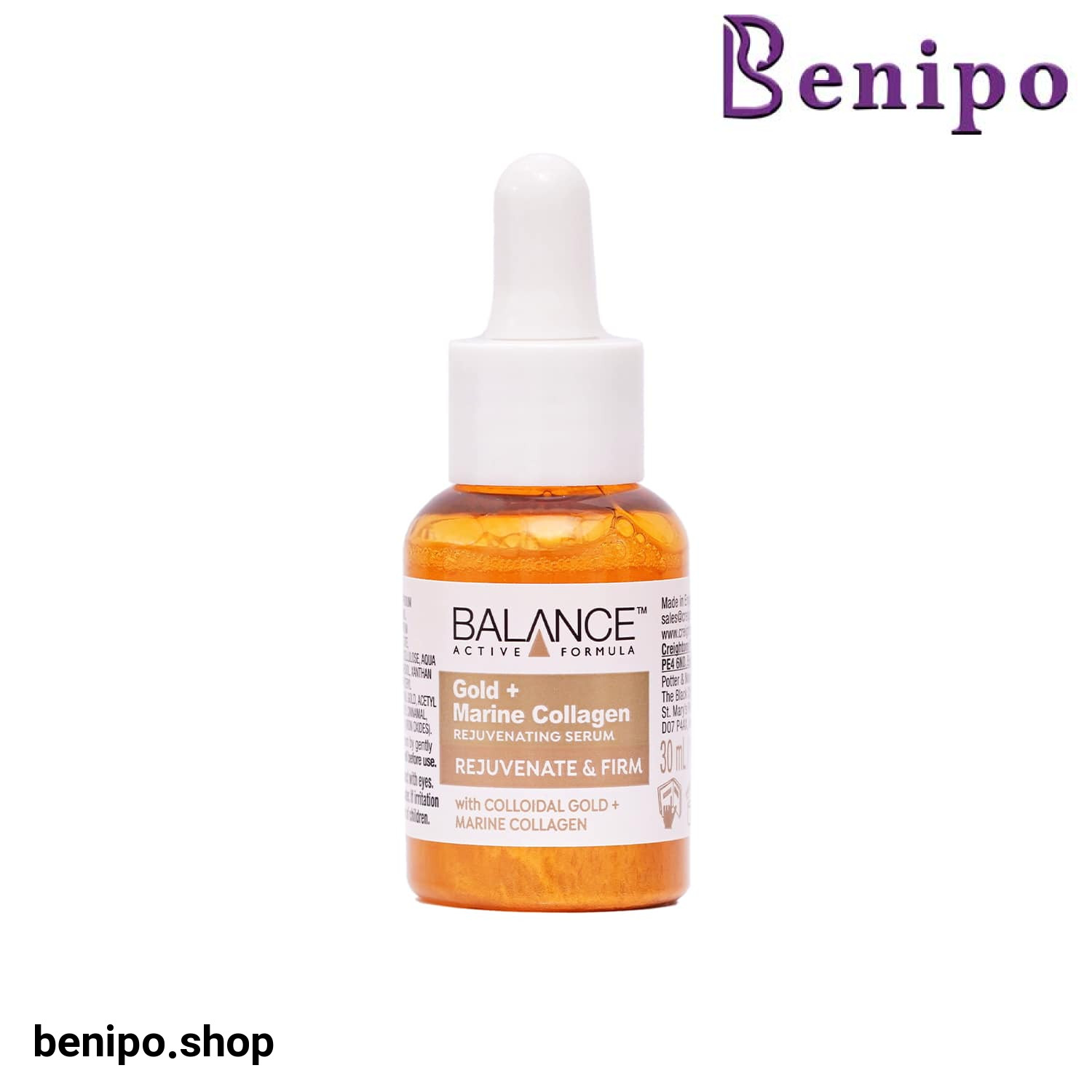 سرم جوانساز طلا و کلاژن مارین بالانس