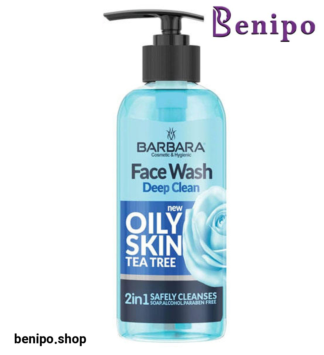 شوینده صورت حاوی عصاره درخت چای مناسب پوست چرب 370میل