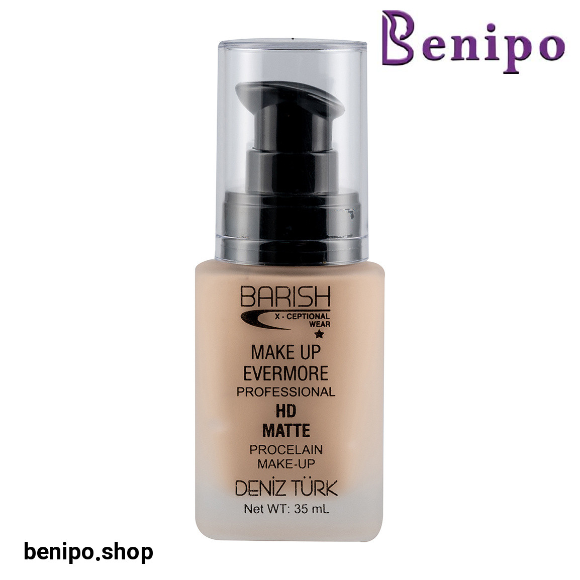 کرم پودر پمپی حجم 35 میلی لیتر