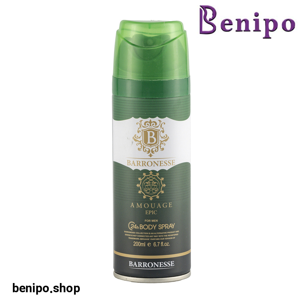 اسپری بدن مردانه مدل Amouage Epic حجم 200 میلی لیتر