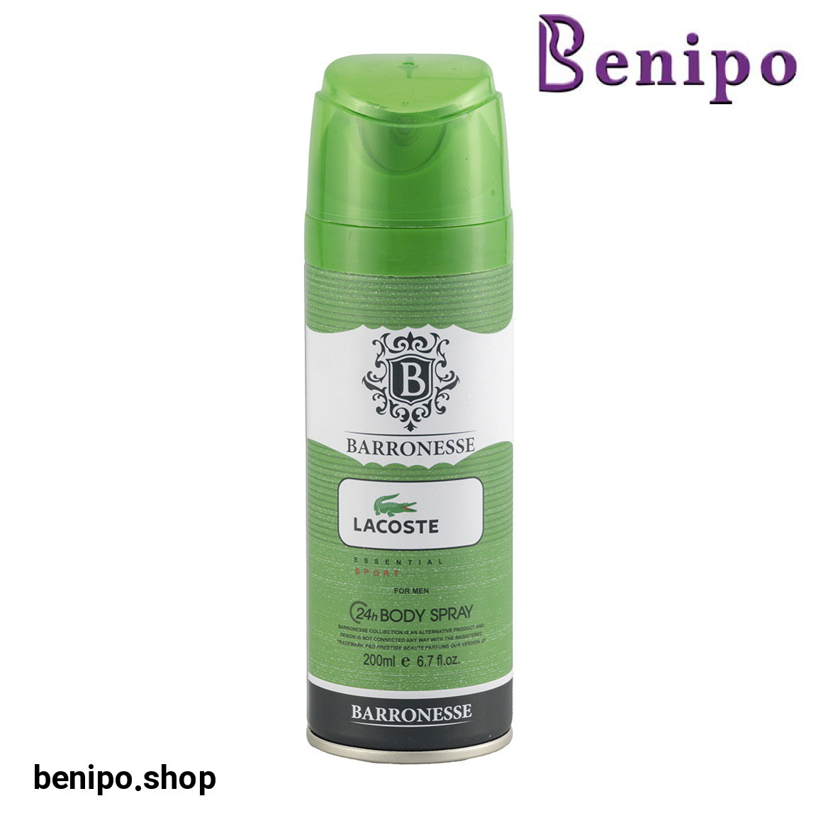 اسپری بدن مردانه مدل Lacoste حجم 200 میلی لیتر