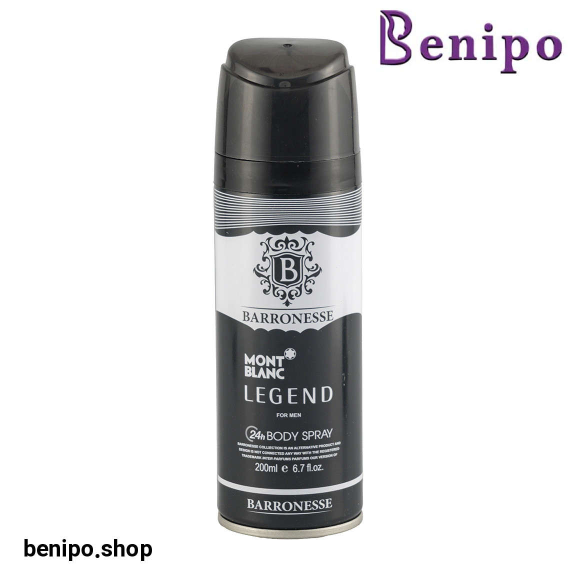 اسپری بدن مردانه مدل Legend Mont Blanc حجم 200 میلی لیتر