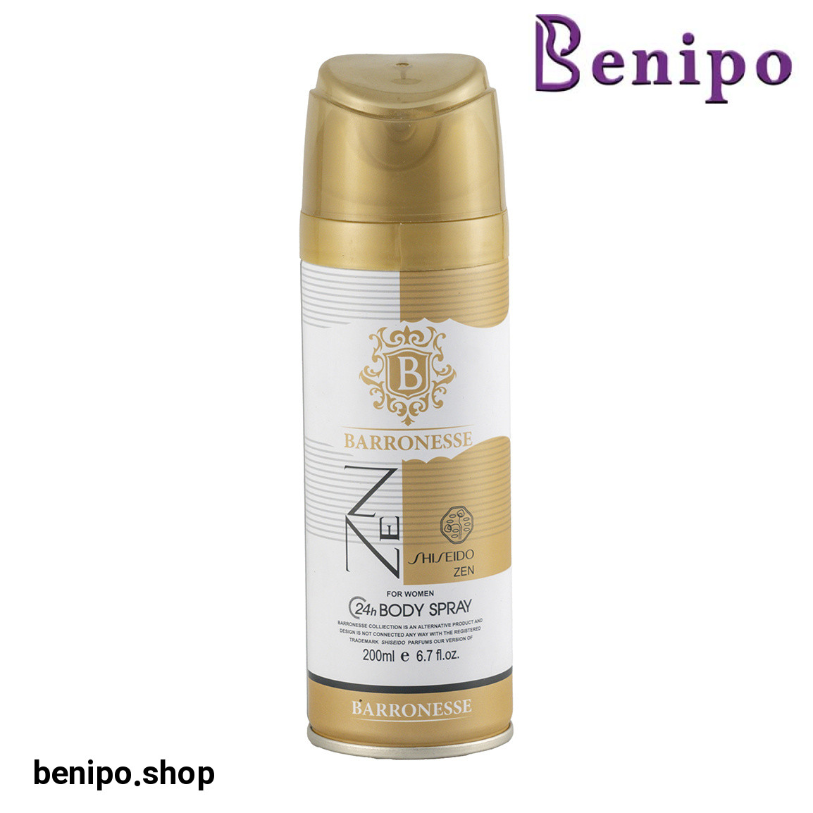 اسپری بدن زنانه مدل Zen حجم 200 میلی لیتر