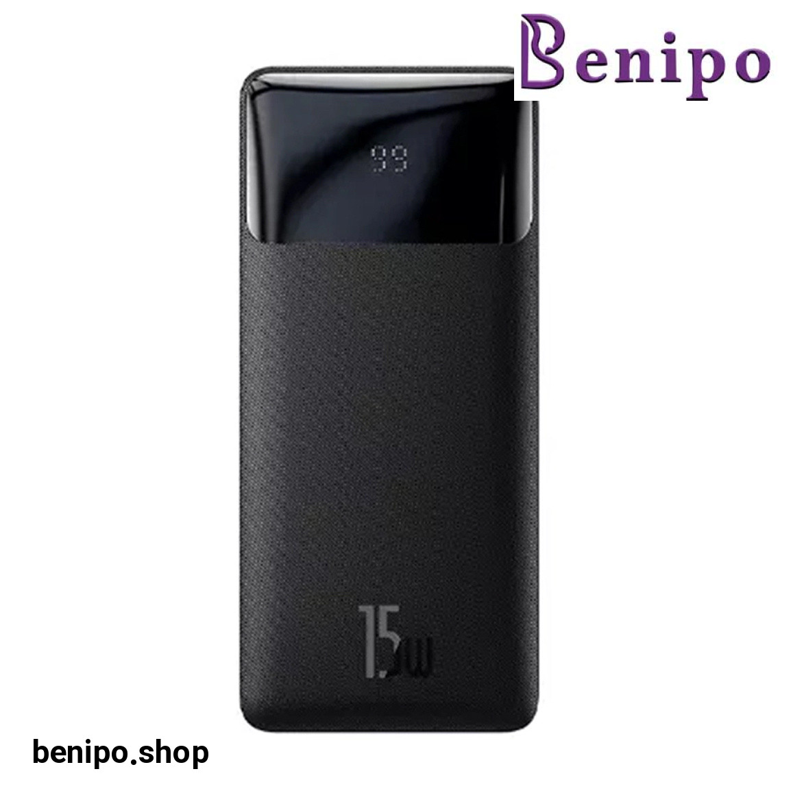 پاوربانک مدل Bipow PPBD0501 ظرفیت 20000 میلی آمپر ساعت به همراه کابل