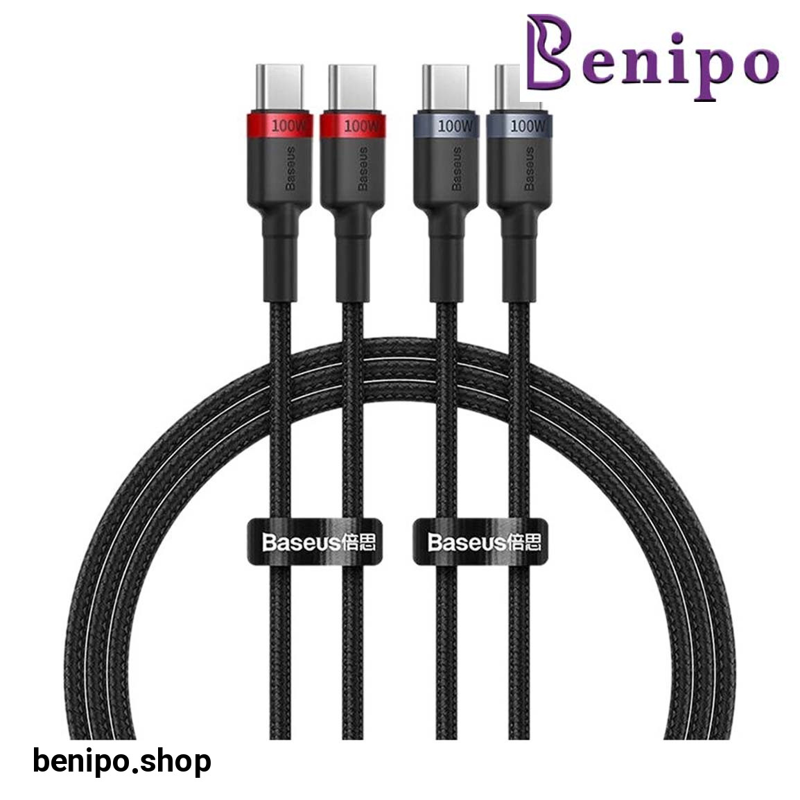 کابل شارژ سریع USB-C به USB-C مدل Cafule طول یک متر