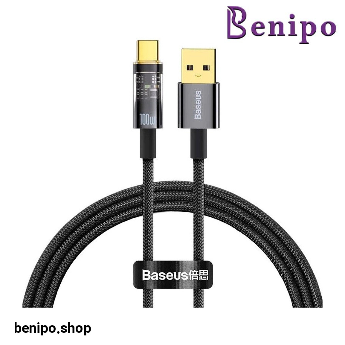 کابل شارژ سریع USB A به USB C مدل Explorer Series 100W طول 1 متر