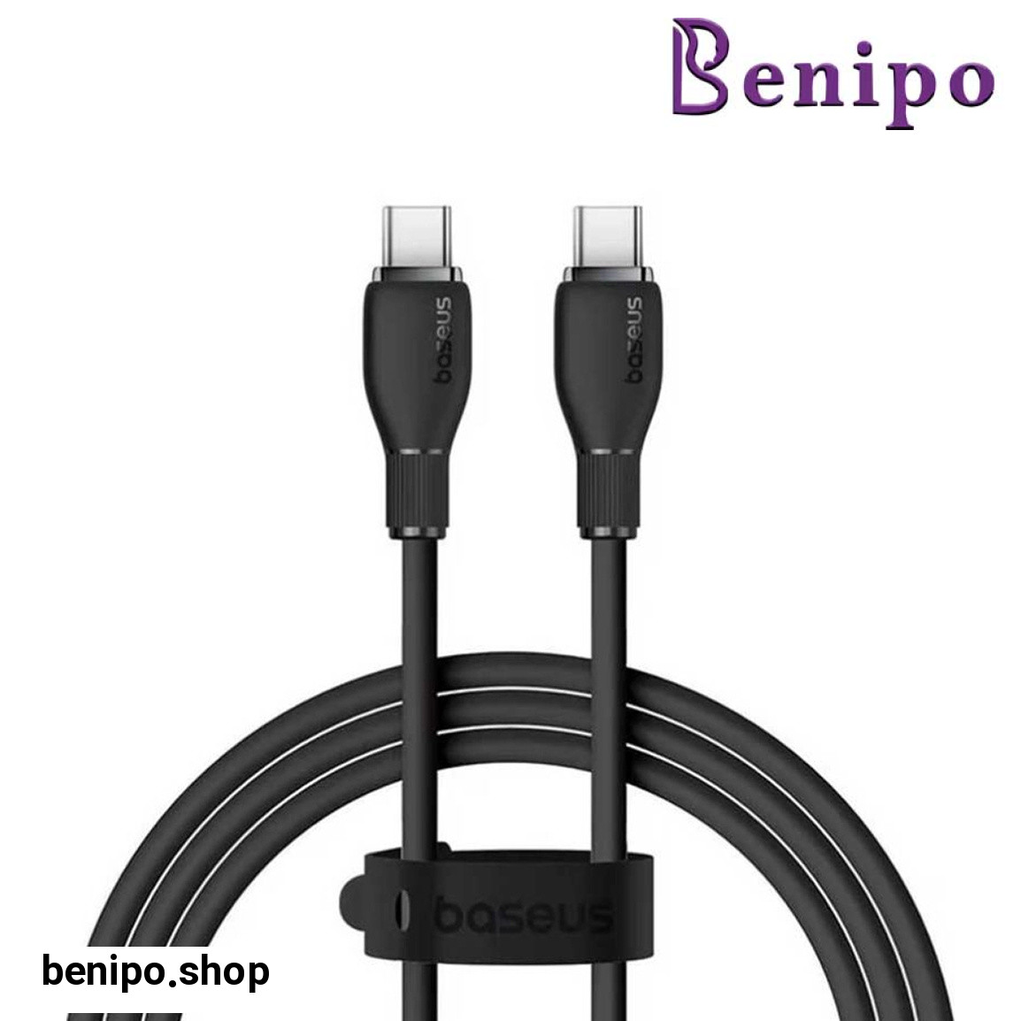 کابل شارژ سریع USB-C به USB-C مدل Pudding P10355702111-B1