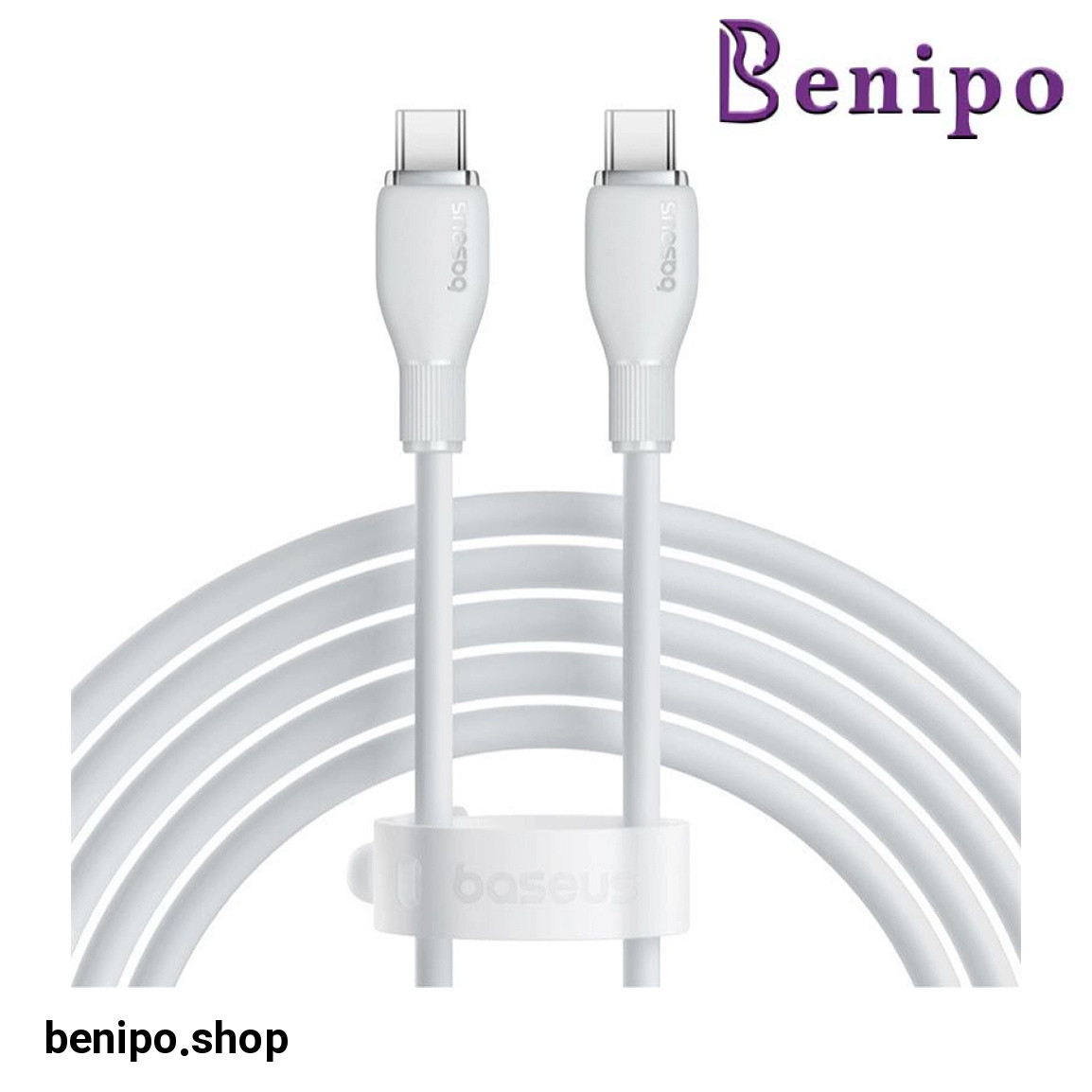 کابل شارژ سریع USB C به USB C مدل Pudding Series 100W