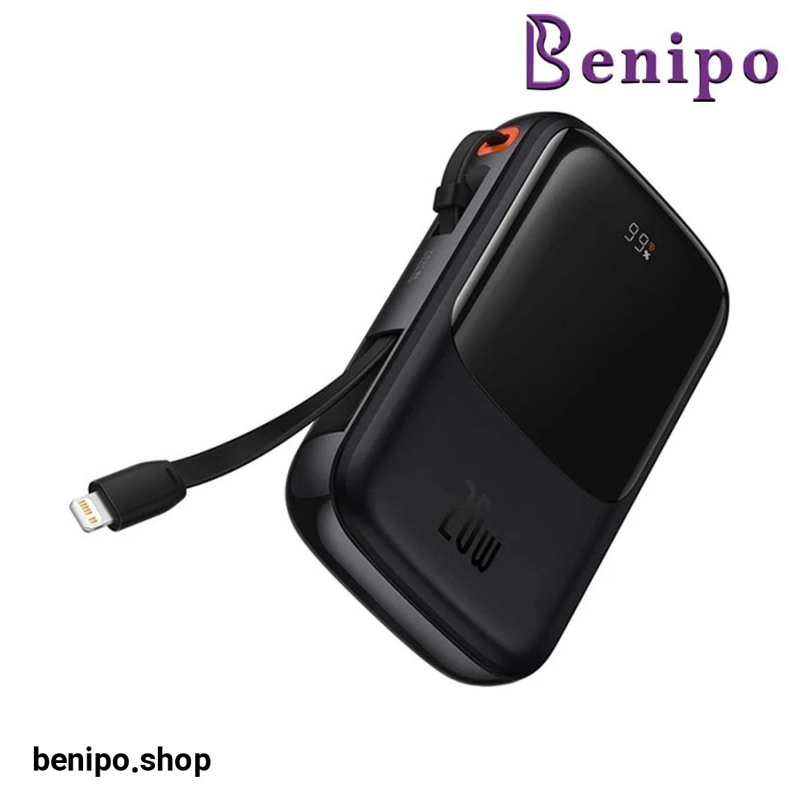 پاوربانک مدل Qpow Pro PPQD060001 ظرفیت 10000 میلی آمپر ساعت