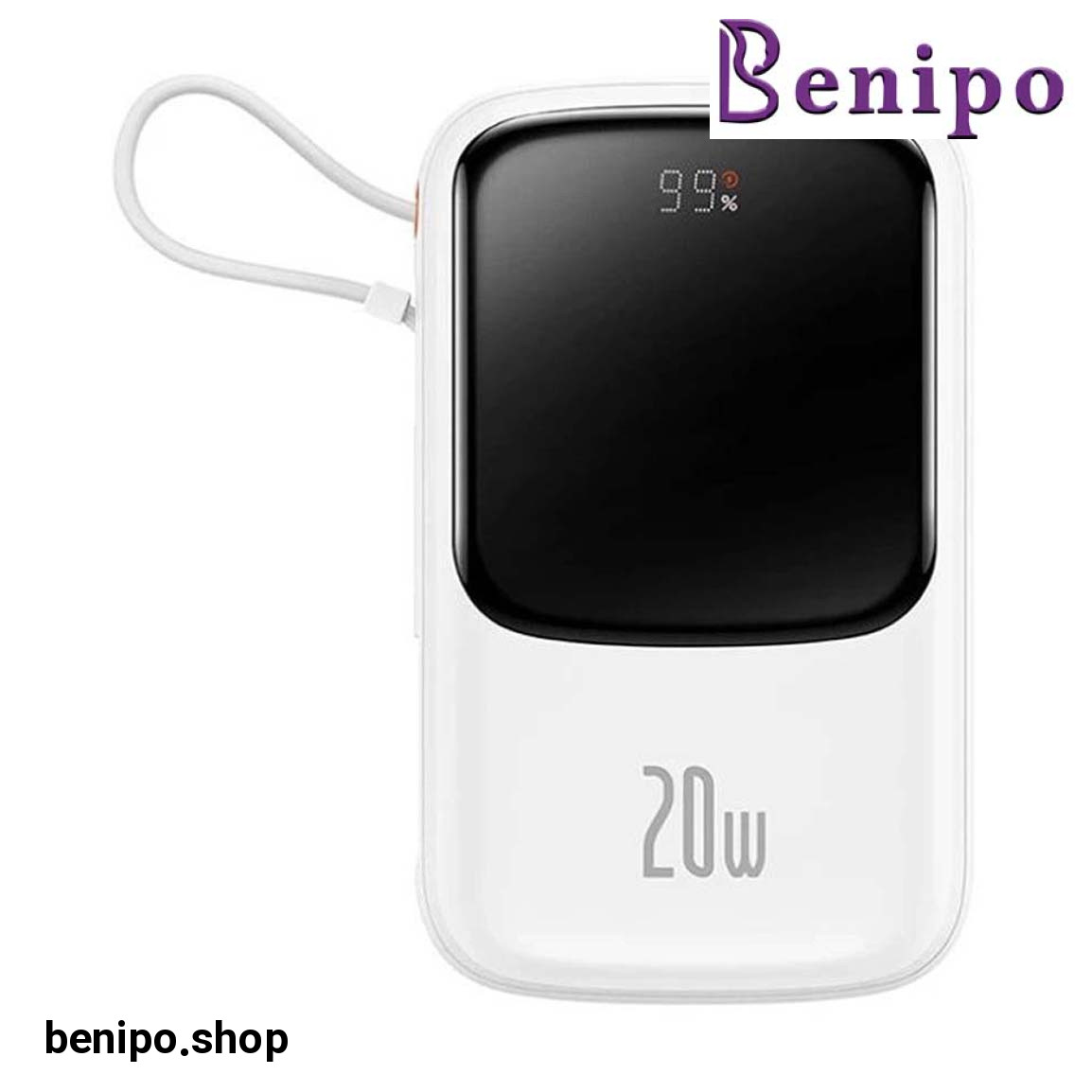 پاوربانک مدل Qpow Pro PPQD060002 ظرفیت 10000 میلی آمپر ساعت