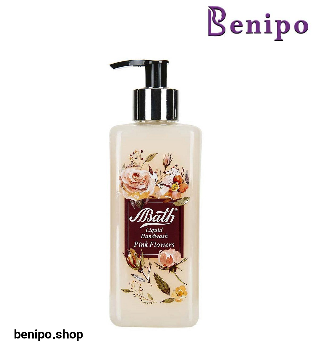 مایع  دستشویی  گلهای صورتی