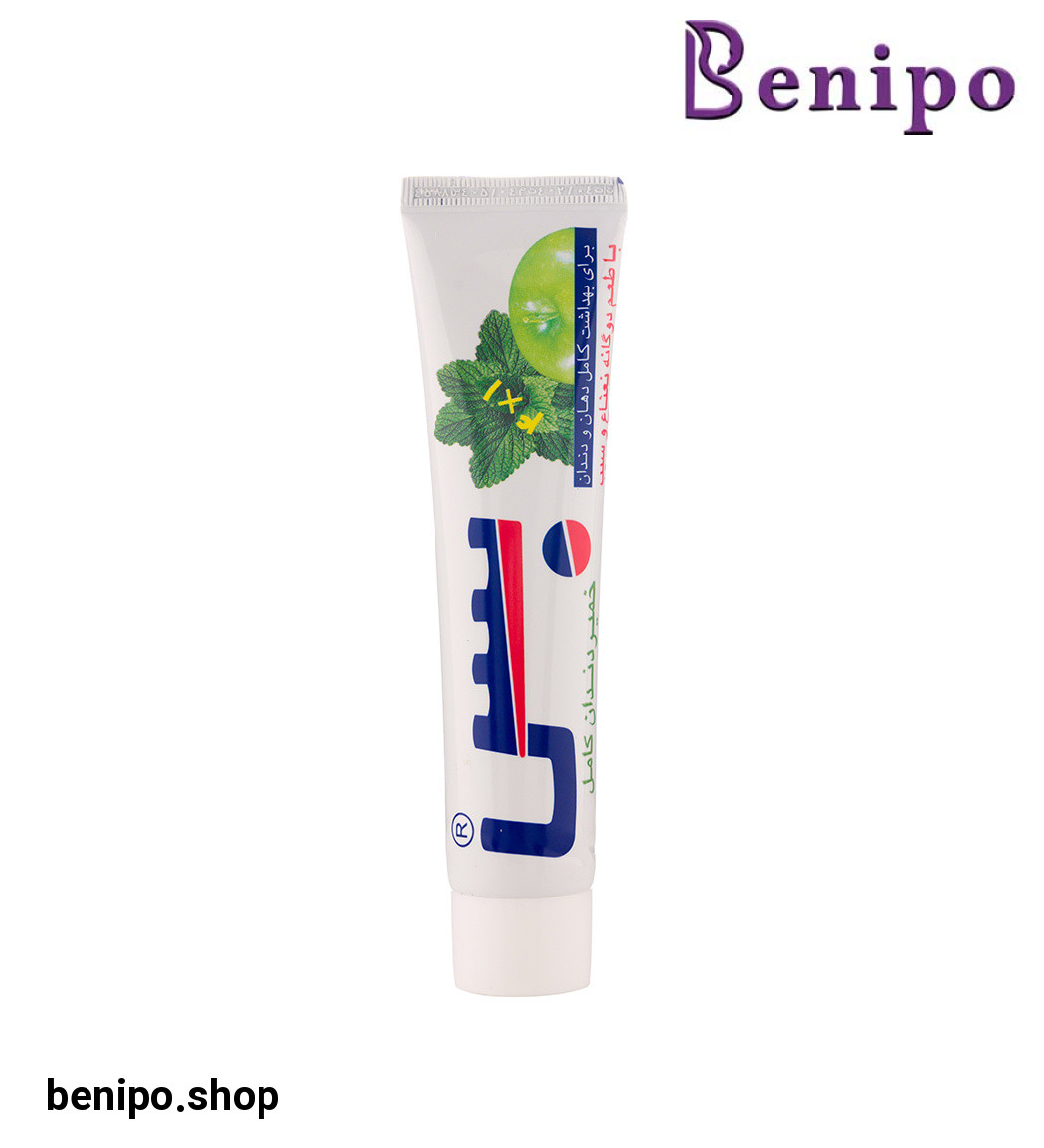 خمیردندان دوگانه نعناع و سیب