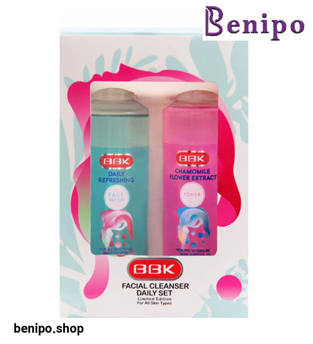 ست شوینده صورت Daily Refreshing حجم 200میل و تونر صورت با عصاره بابونه 200میل