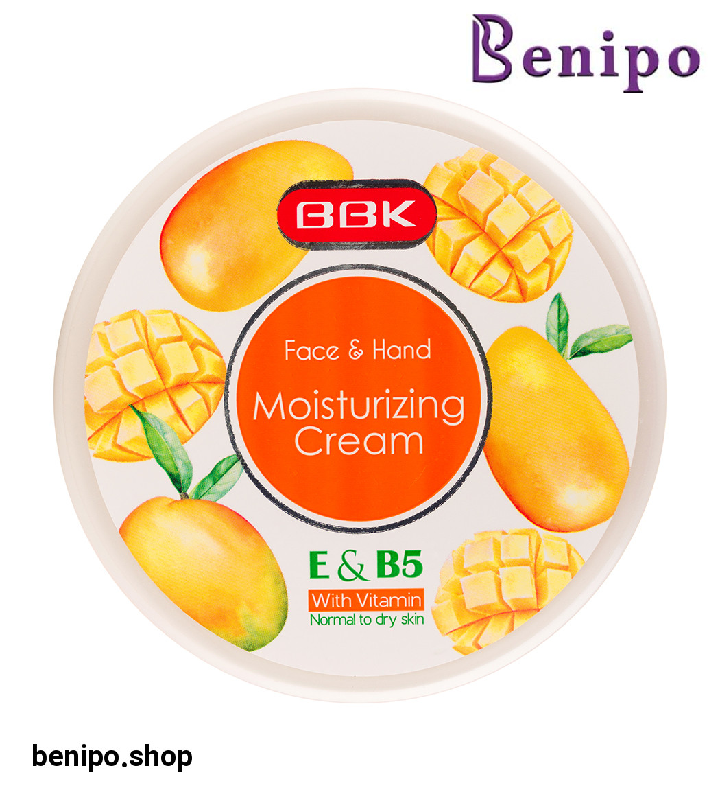 کرم مرطوب کننده کاسه ای حاوی ویتامین E و B5 با رایحه انبه 250میل