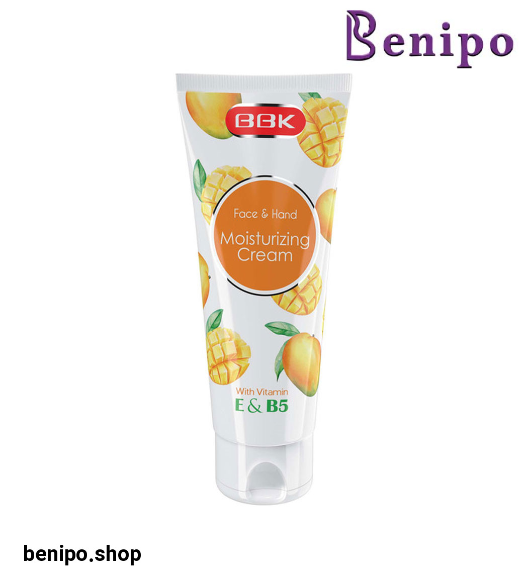 کرم مرطوب کننده تیوپی حاوی ویتامین E و B5 با رایحه انبه 75میل