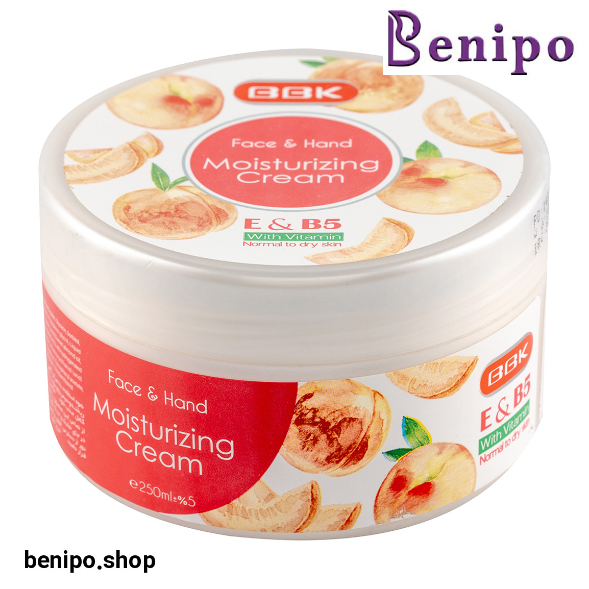 کرم مرطوب کننده کاسه ای با رایحه هلو 250میل