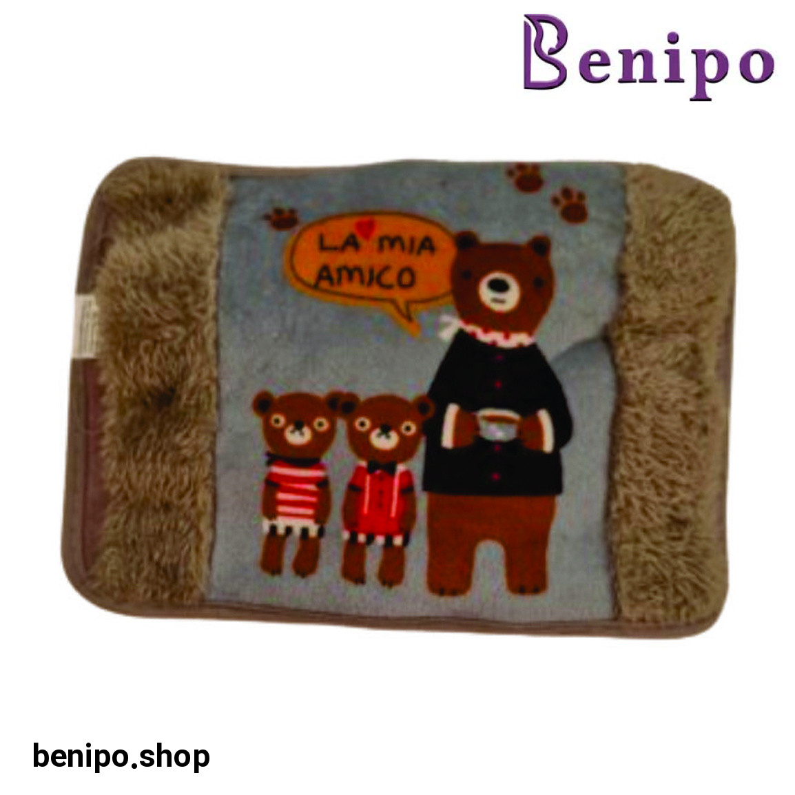 کیسه آب گرم برقی طرح خانواده خرسی