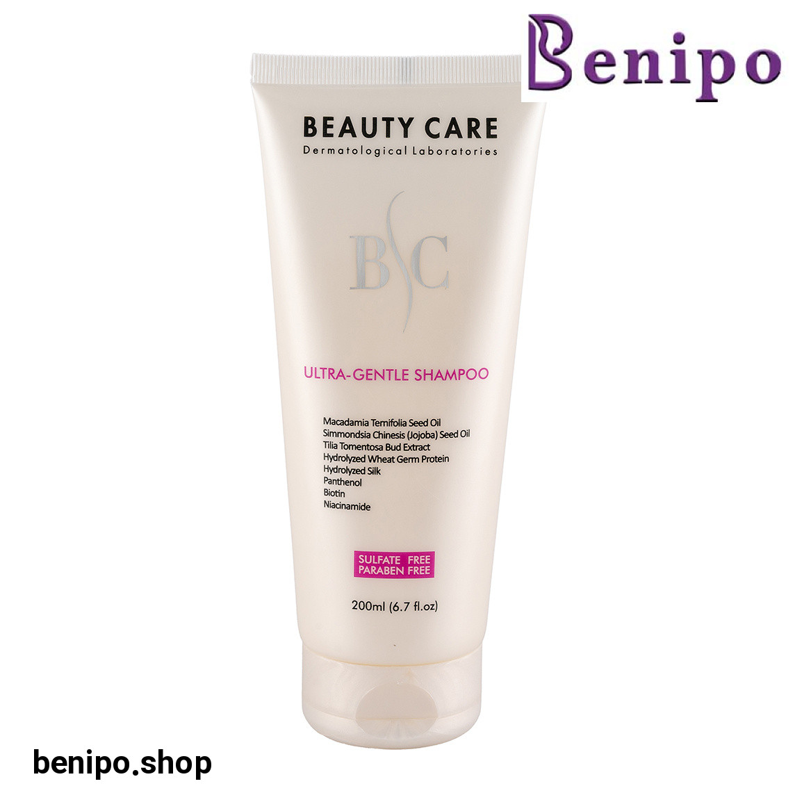 شامپو خیلی ملایم فاقد سولفات حجم 200 میلی لیتر