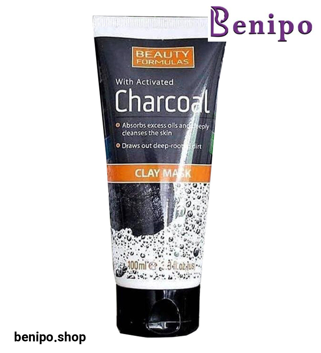 ماسک از بین برنده چربی و آلودگی ذغال 100میل