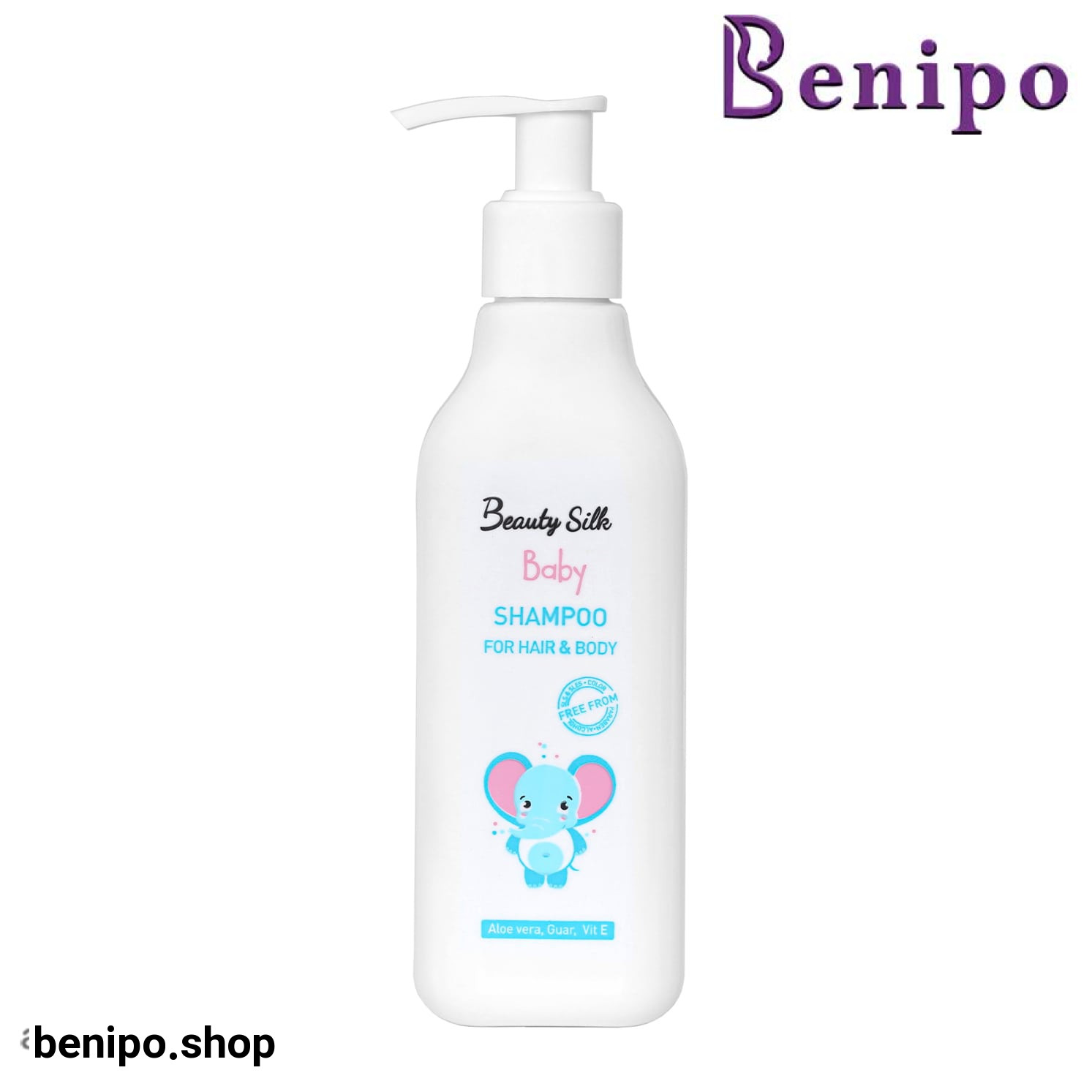 شامپو سر و بدن کودک بیوتی سیلک