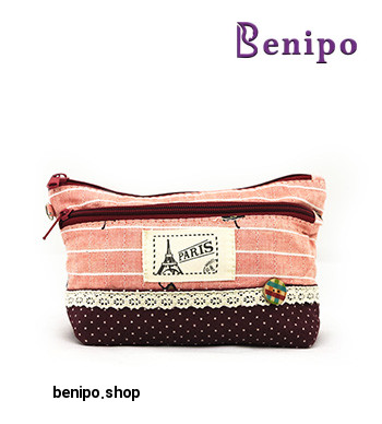 کیف لوازم آرایش طرح پاریس