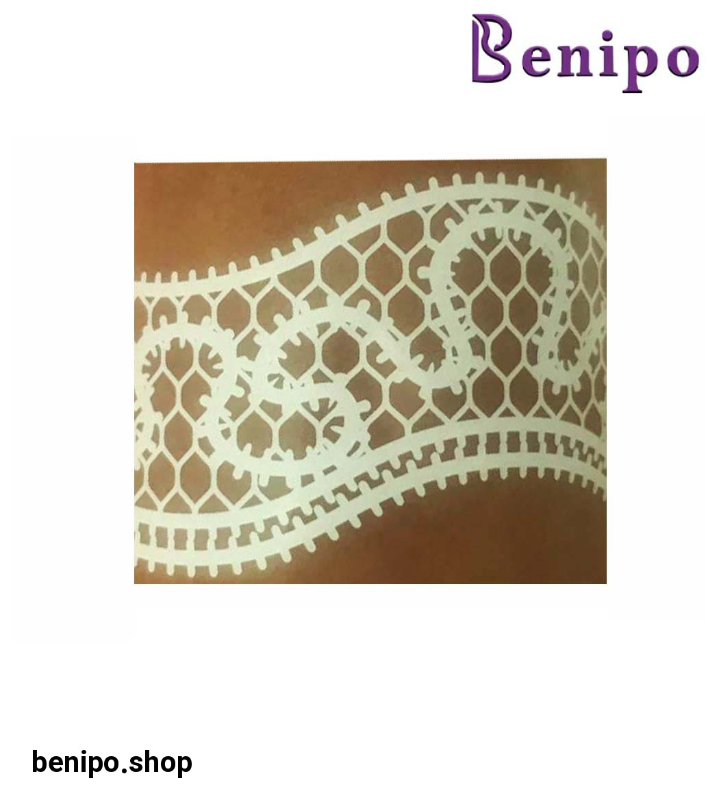 تاتو سفید موقت 40 سانتی متری