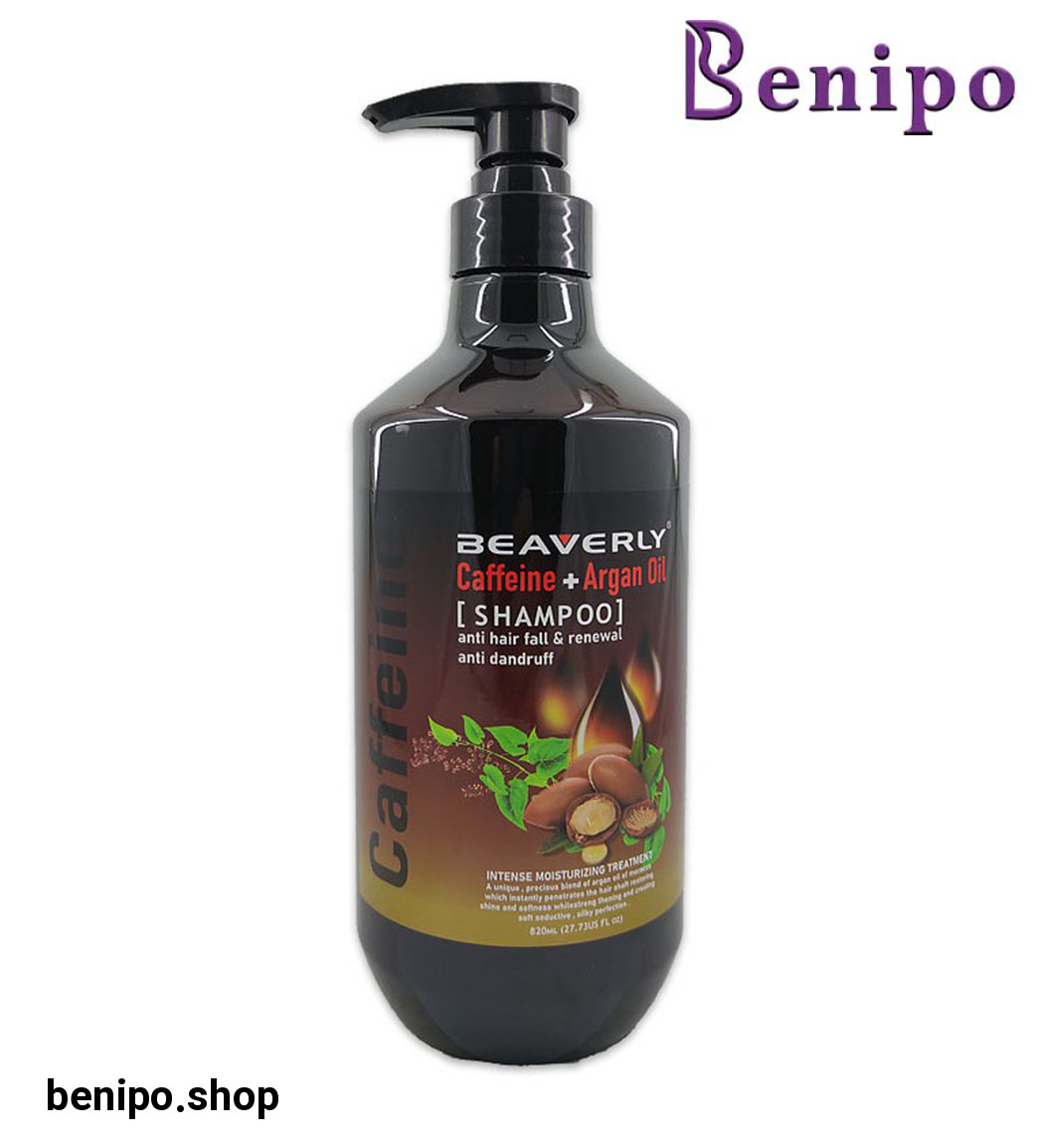 شامپو کافئین و روغن آرگان