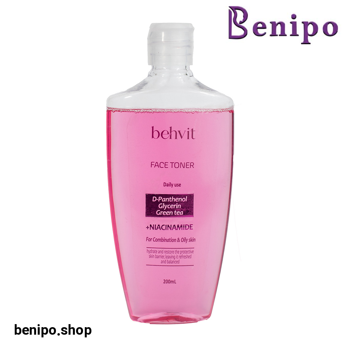 تونر آبرسان پوست صورت مناسب برای پوست چرب ومختلط حجم 200 میلی لیتر