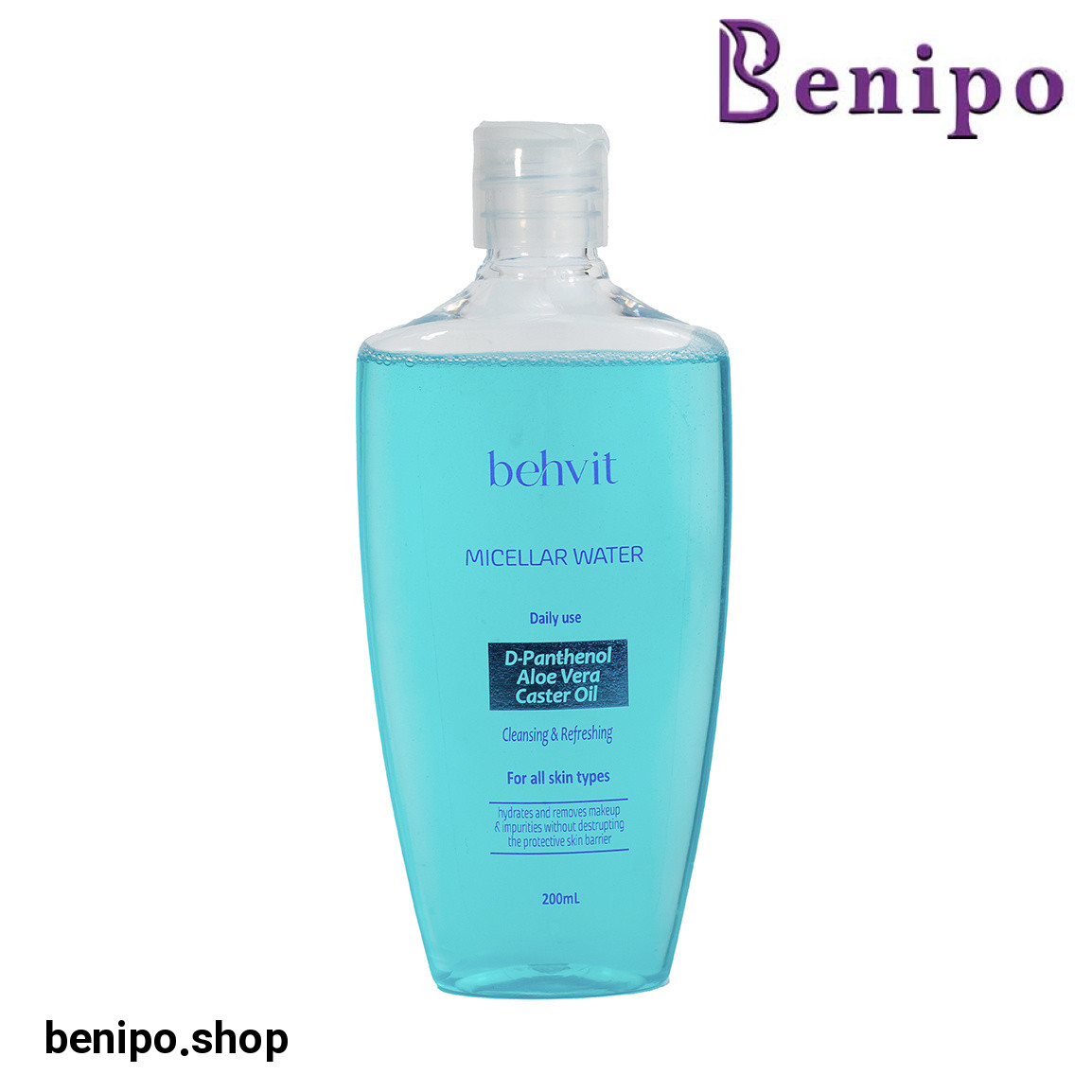 میسلارواتر مناسب برای انواع پوست حجم 200 میلی لیتر