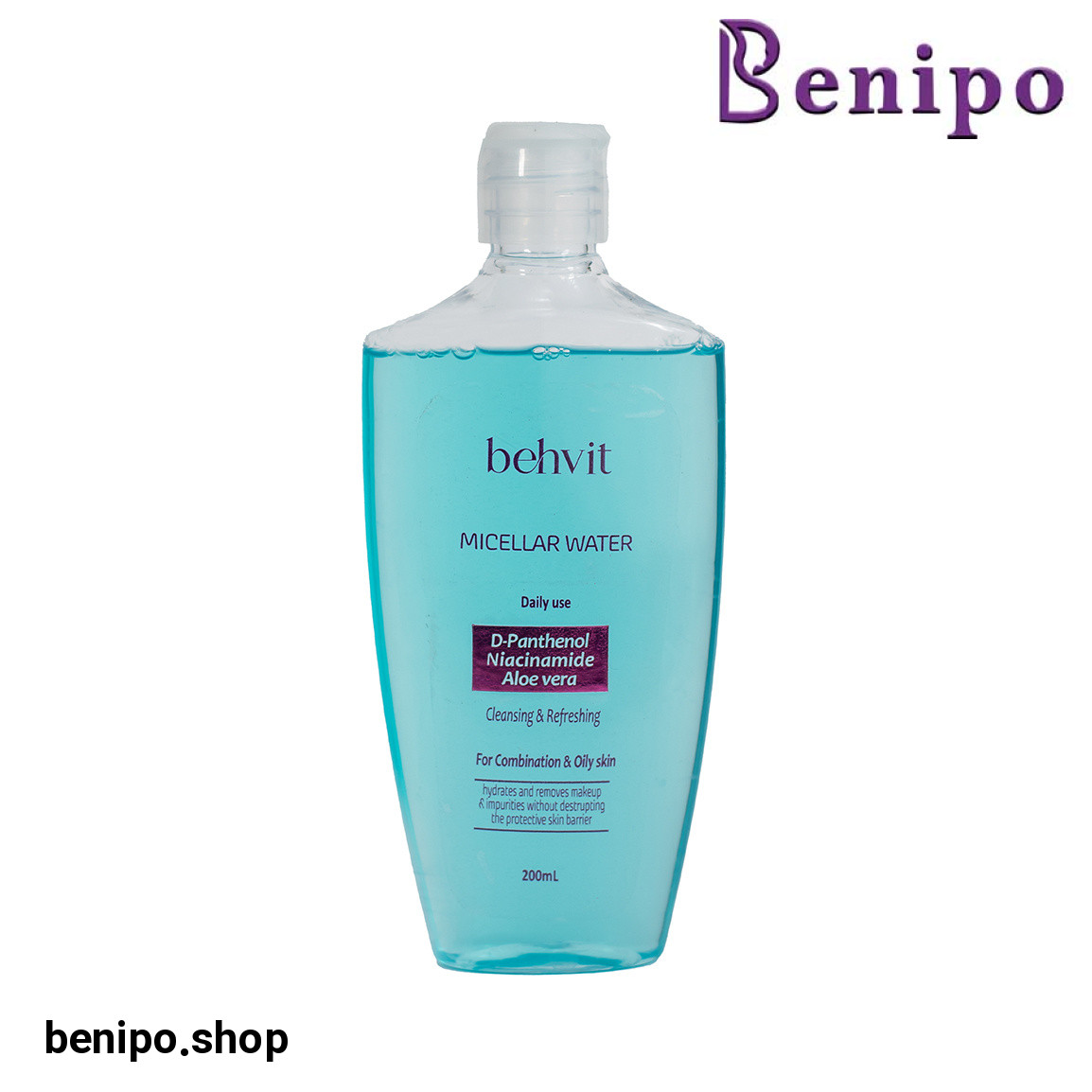 میسلارواتر مناسب برای پوست های چرب و مختلط حجم 200 میلی لیتر