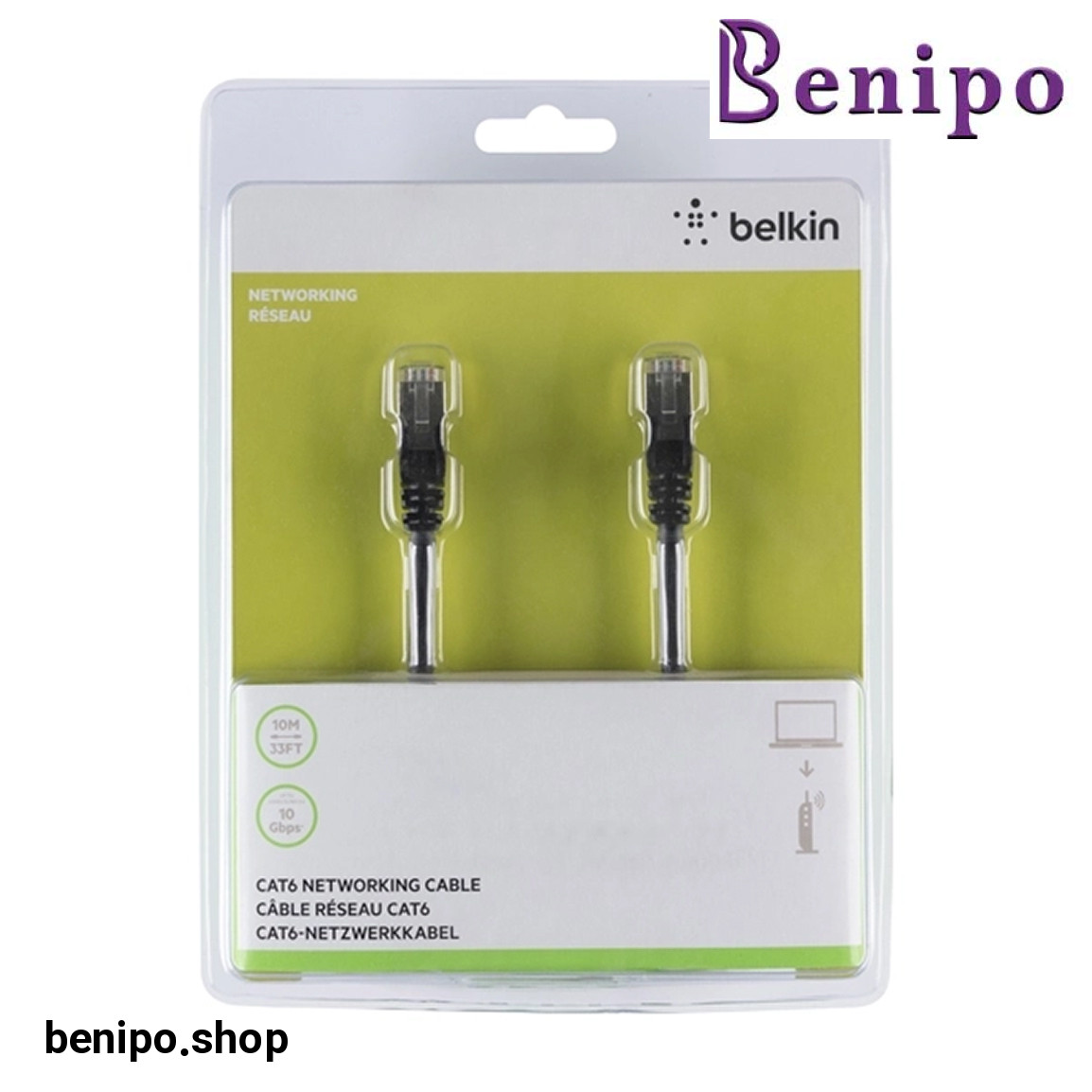 کابل شبکه Cat6 مدل A3L981bt15MBKHS  طول 15 متر