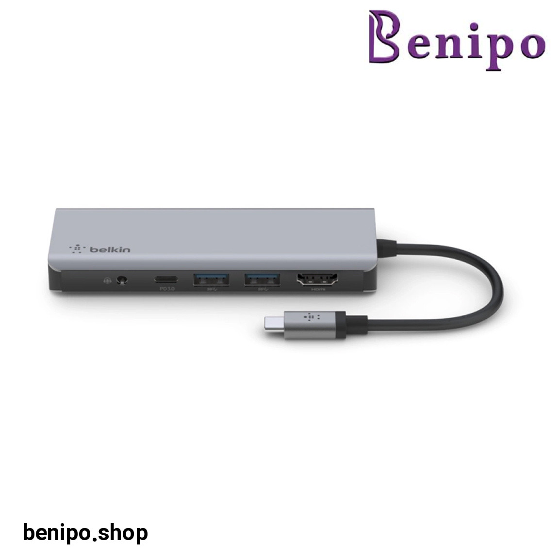 مبدل چند پورت USB-C یک به هفت مدل AVC009btSGY