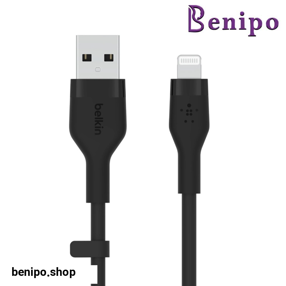 کابل شارژ سریع USB-A با رابط لایتنینگ مدل CAA008bt1MBK طول 1 متر