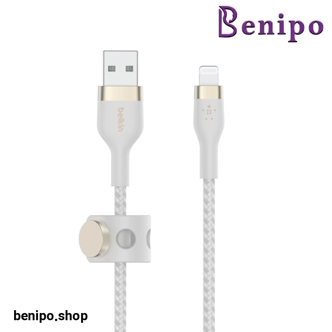 کابل شارژ سریع آیفون USB-A به لایتنینگ مدل CAA010bt1MWH طول 1متر