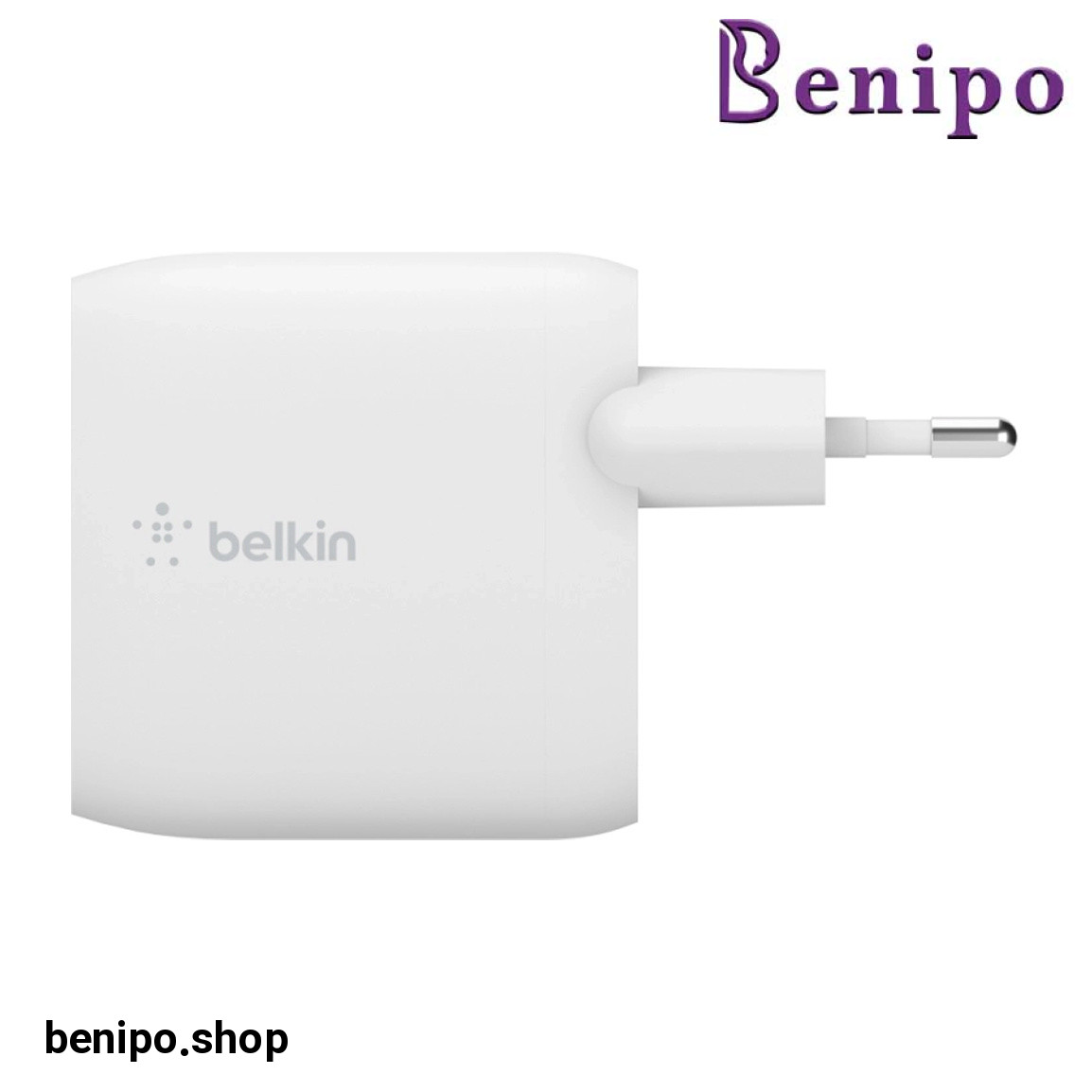 شارژر دیواری شارژ سریع دو پورت 24 وات و کابل لایتنینگ به USB-A مدل WCD001vf1MWH