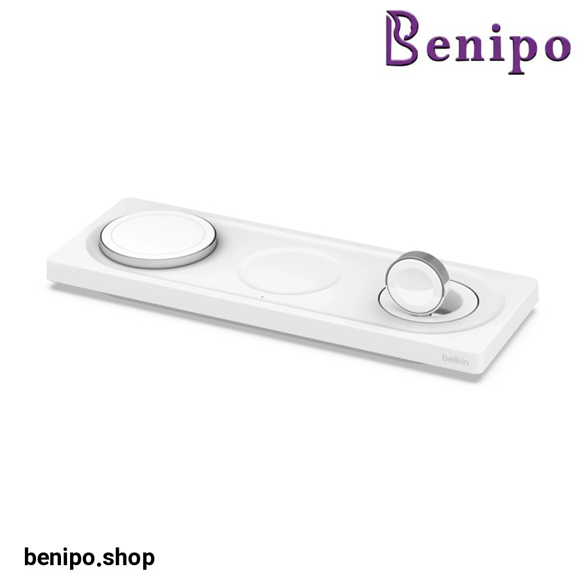 پد شارژ سریع بی سیم مغناطیسی  3 در1 مدل WIZ016vfWH