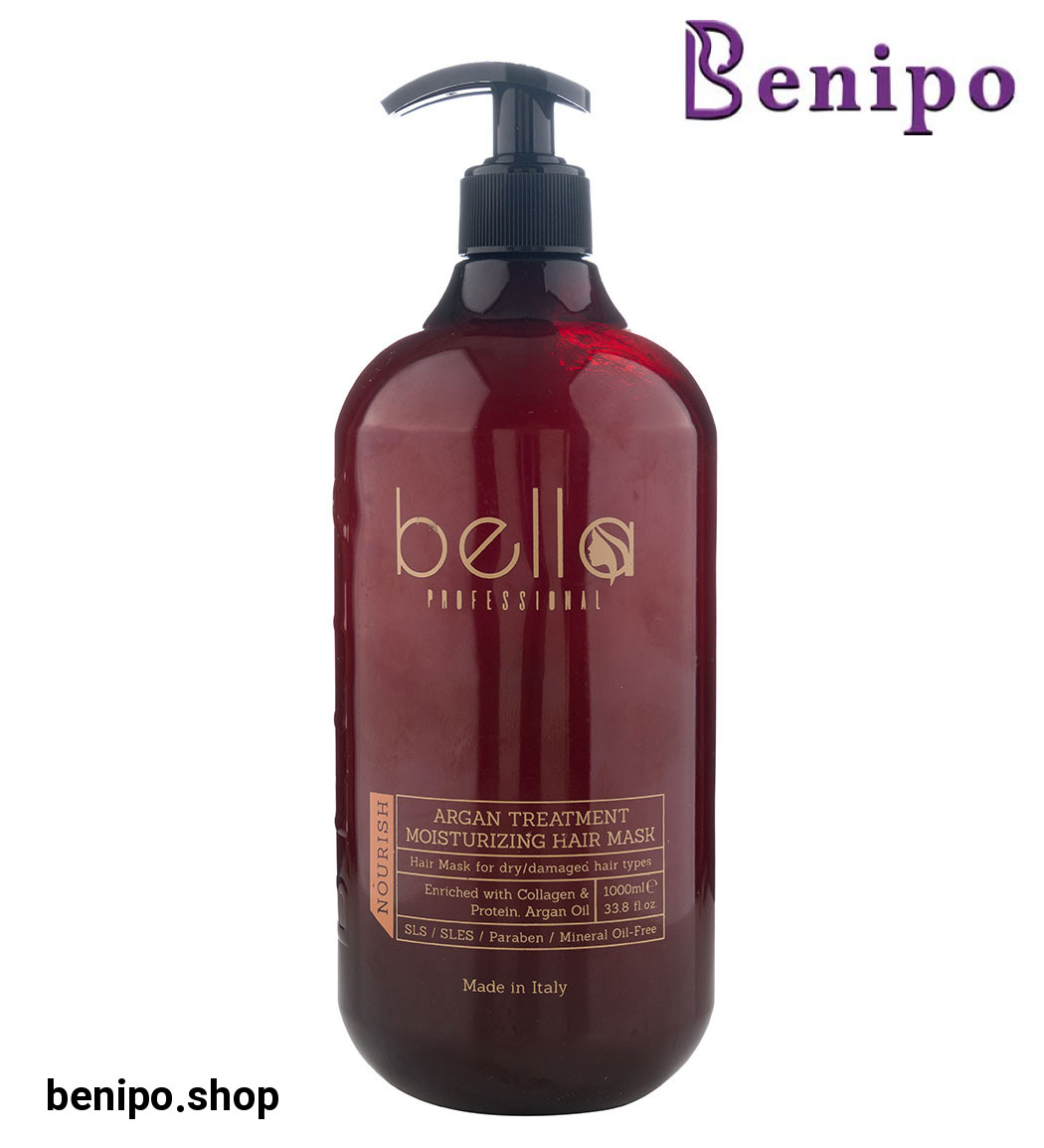 ماسک مو داخل حمام فاقد سولفات حاوی آرگان مناسب موهای خشک و آسیب دیده 1000میل