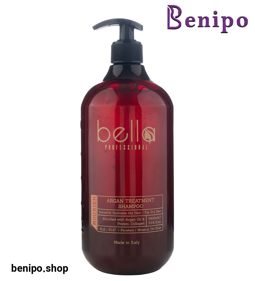 شامپو فاقد سولفات حاوی روغن آرگان مناسب موهای خشک و هیدراته 1000میل