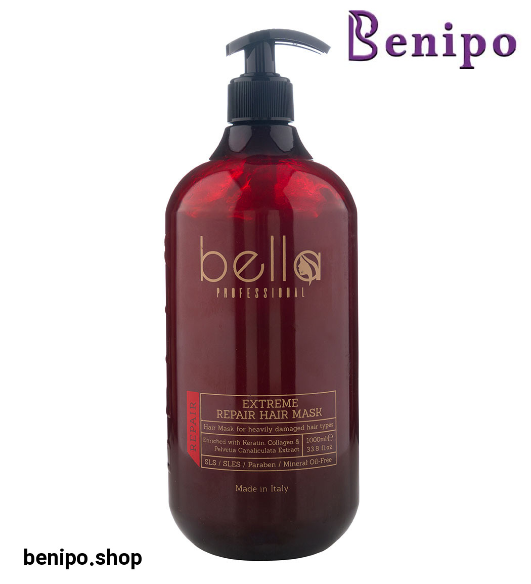 ماسک مو داخل حمام فاقد سولفات حاوی کراتین مناسب موهای آسیب دیده 1000میل