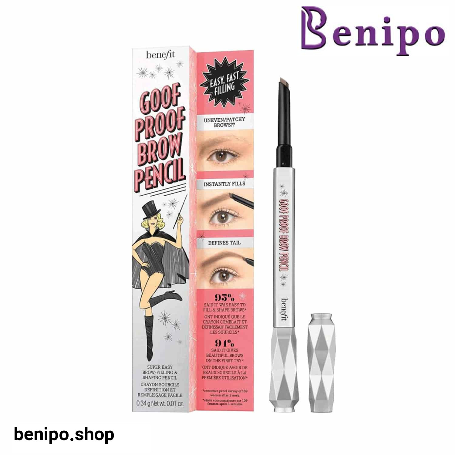 مداد ابرو Goof Proof بنفیت