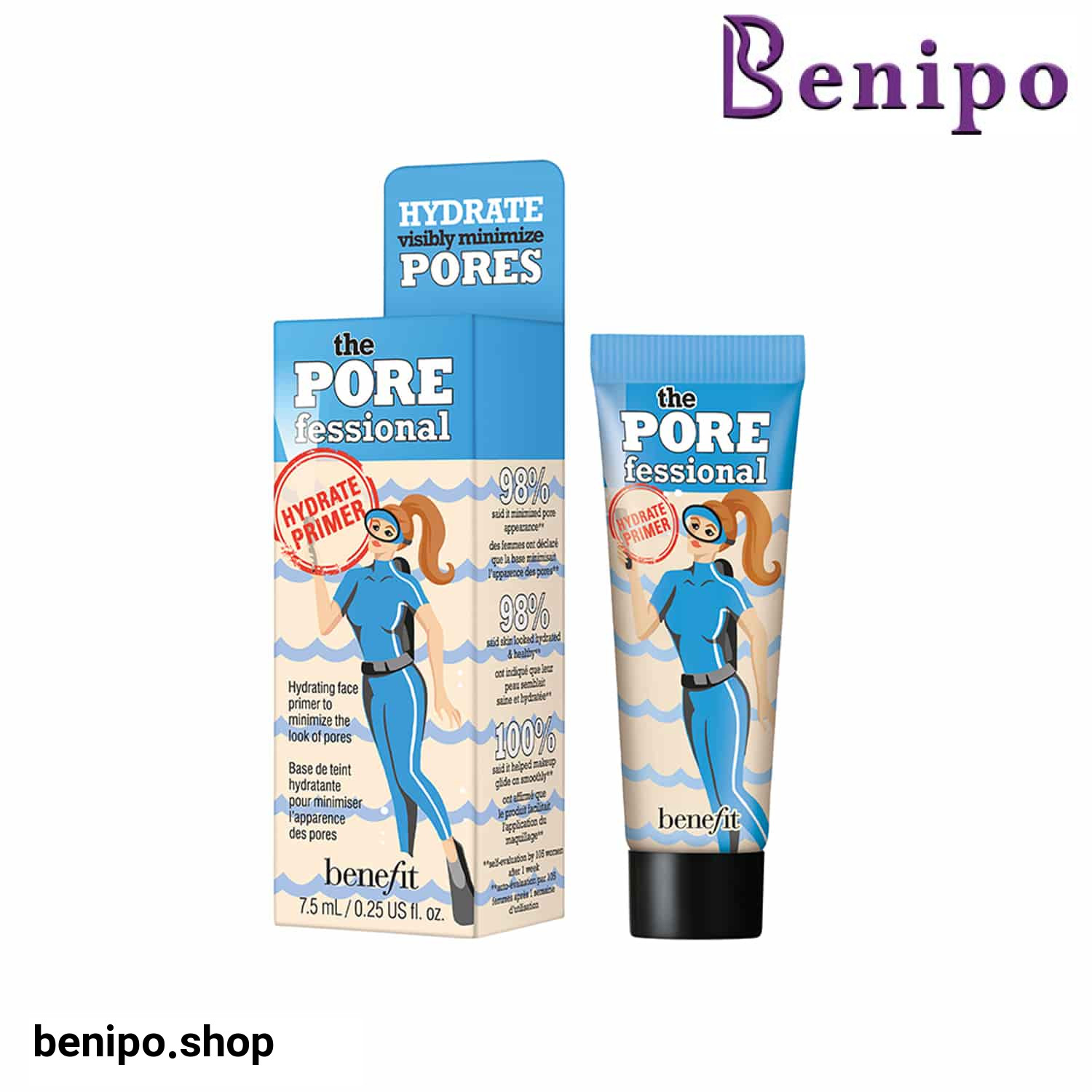 پرایمر رطوبت رسان pore fessional بنفیت