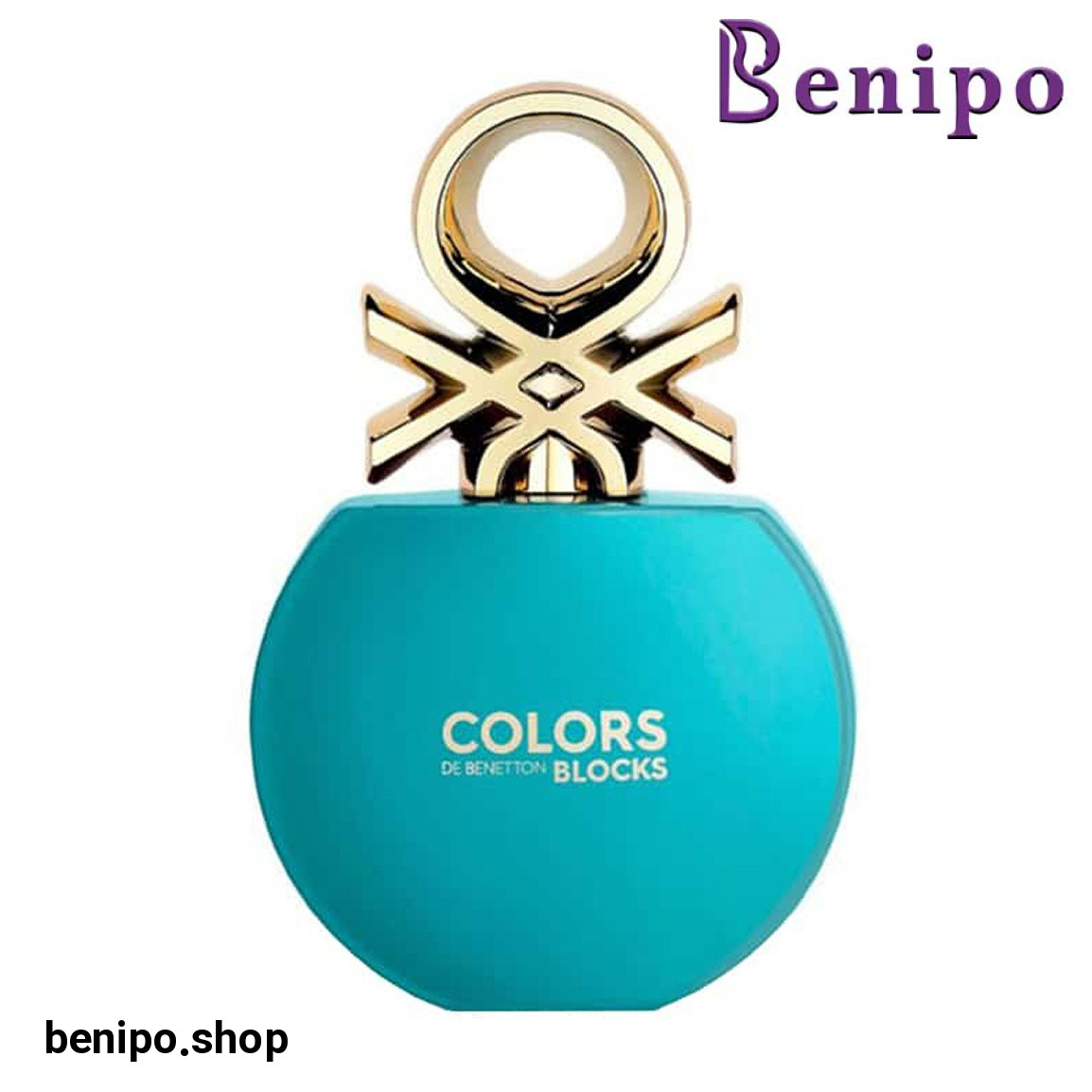 ادو تویلت زنانه مدل Colors de Benetton Blocks Blue حجم 80 میل