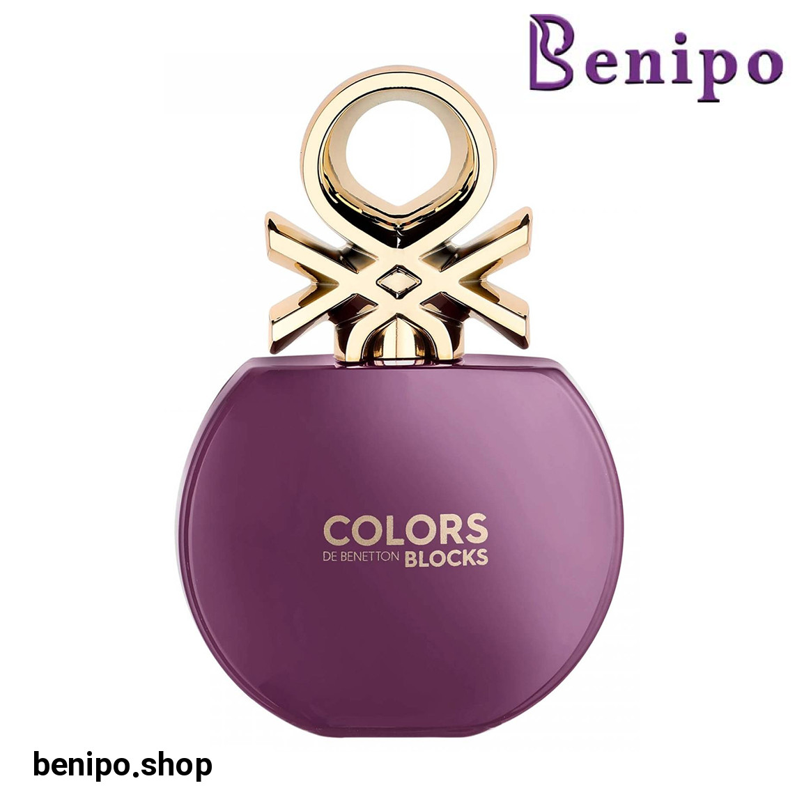 ادو تویلت زنانه مدل Colors de Benetton Blocks Purple حجم 80 میل